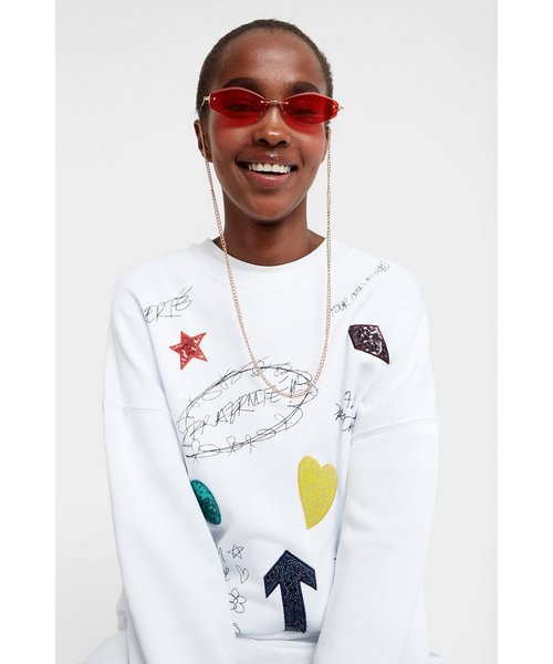 Desigual（デシグアル）の「スウェットロングスリーブ MONI（スウェット・レディース・ホワイト・L/M/S/2L）」の7枚目の写真