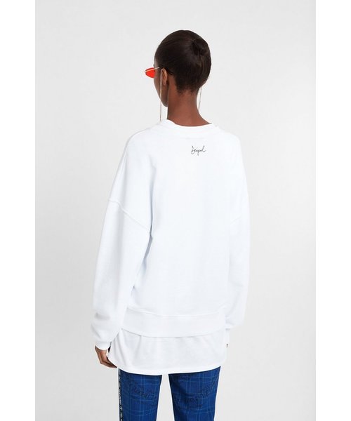 Desigual（デシグアル）の「スウェットロングスリーブ MONI（スウェット・レディース・ホワイト・L/M/S/2L）」の8枚目の写真