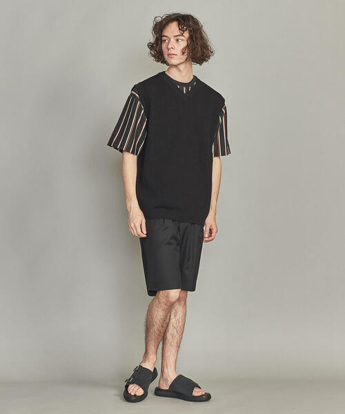 BEAUTY&YOUTH UNITED ARROWS（ビューティーアンドユースユナイテッドアローズ）の「BY クリアピケ コットン ベスト（ベスト・メンズ・ブラック/ベージュ/オレンジ系その他/ネイビー・S/M/L/XL）」の19枚目の写真