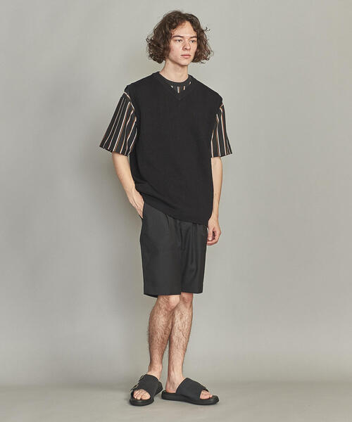 BEAUTY&YOUTH UNITED ARROWS（ビューティーアンドユースユナイテッドアローズ）の「BY クリアピケ コットン ベスト（ベスト・メンズ・ブラック/ベージュ/オレンジ系その他/ネイビー・S/M/L/XL）」の11枚目の写真