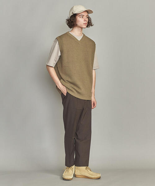 BEAUTY&YOUTH UNITED ARROWS（ビューティーアンドユースユナイテッドアローズ）の「BY クリアピケ コットン ベスト（ベスト・メンズ・ブラック/ベージュ/オレンジ系その他/ネイビー・S/M/L/XL）」の12枚目の写真