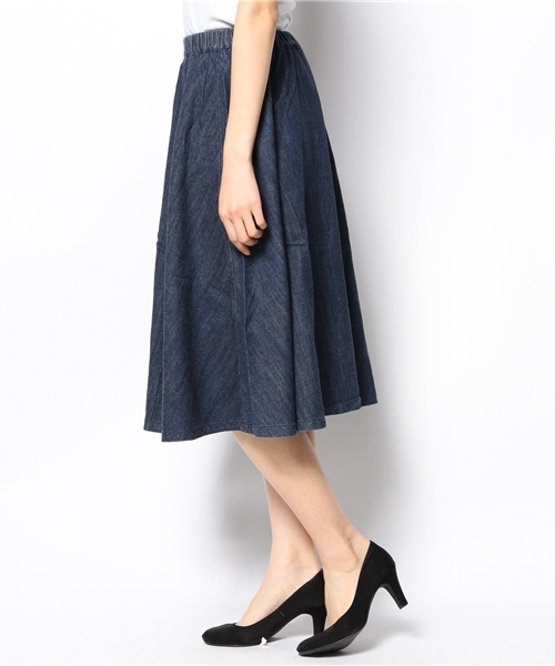 ROSE BUD（ローズバッド）の「LSK-14126 W/ELASTIC MID-CALF SKIRT（スカート・レディース・その他1/その他2・ONE SIZE）」の3枚目の写真