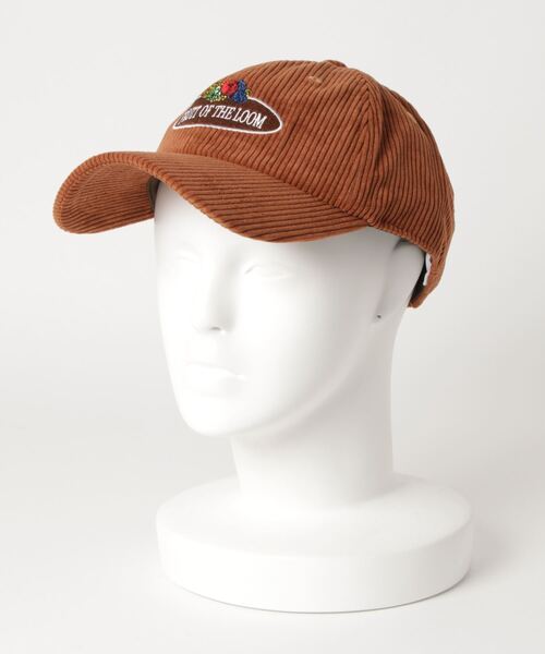 FRUIT OF THE LOOM(フルーツオブザルーム)の「FRUIT OF THE LOOM CORDUROY LOWCAP(キャップ・メンズ・ブラック/ブラウン/オフホワイト/グリーン・FREE)」の6枚目の写真