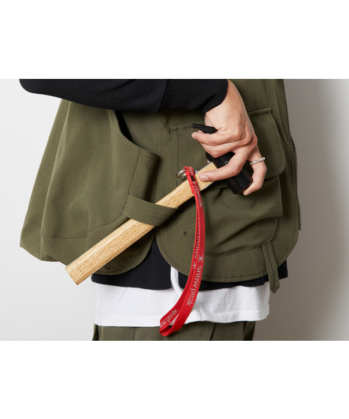 Snow Peak（スノーピーク）の「TAKIBI Vest（ベスト・メンズ・ブラック/オリーブ・MEDIUM/LARGE）」の10枚目の写真