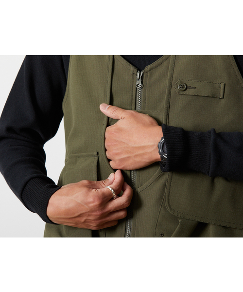 Snow Peak（スノーピーク）の「TAKIBI Vest（ベスト・メンズ・ブラック/オリーブ・MEDIUM/LARGE）」の16枚目の写真