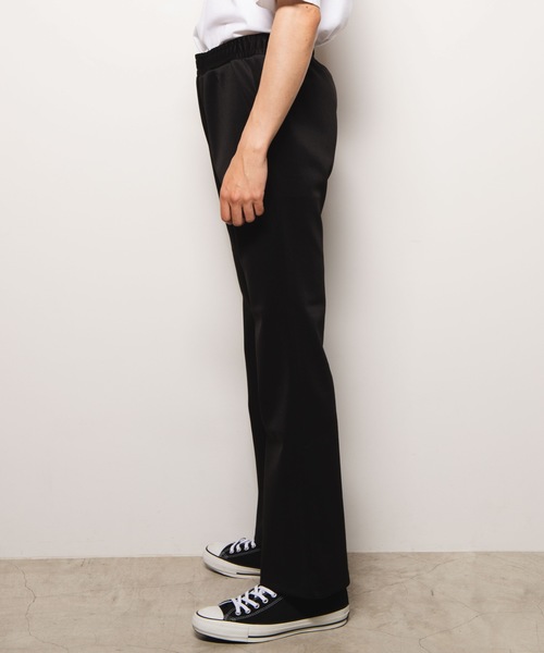 WEGO（ウィゴー）の「WEGO/ポンチフレアイージーパンツ（スラックス・メンズ・ブラック/キャメル・LARGE/MEDIUM）」の12枚目の写真