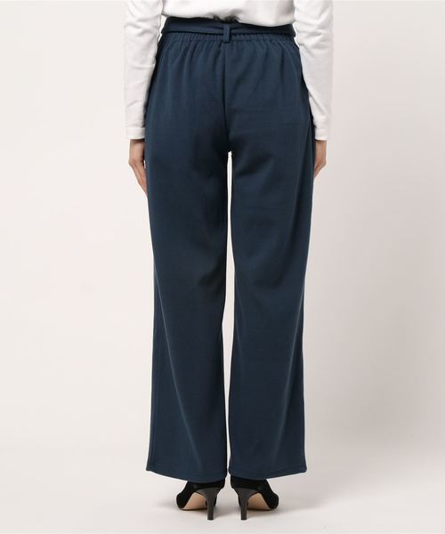 fifth(フィフス)の「ウエストリボンリブロングカラーワイドパンツ(その他パンツ・レディース・ブラウン/ブルー/オフホワイト・MEDIUM)」の9枚目の写真