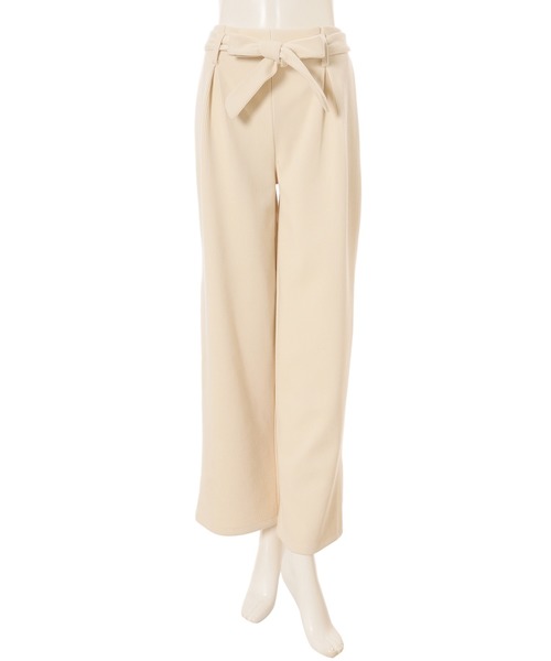 fifth(フィフス)の「ウエストリボンリブロングカラーワイドパンツ(その他パンツ・レディース・ブラウン/ブルー/オフホワイト・MEDIUM)」の12枚目の写真