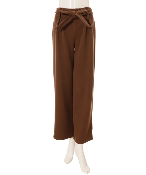 fifth(フィフス)の「ウエストリボンリブロングカラーワイドパンツ(その他パンツ・レディース・ブラウン/ブルー/オフホワイト・MEDIUM)」の14枚目の写真