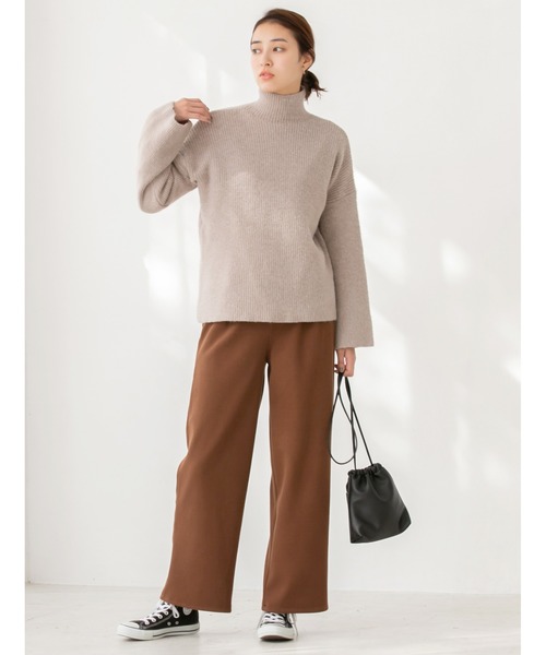 fifth(フィフス)の「ウエストリボンリブロングカラーワイドパンツ(その他パンツ・レディース・ブラウン/ブルー/オフホワイト・MEDIUM)」の20枚目の写真