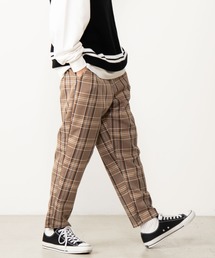 WEGO | WEGO/【セットアップ対応商品】TRチェックペグトップスラックス(スラックス)