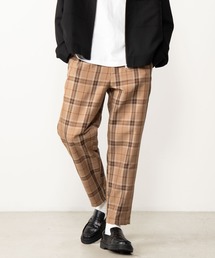 WEGO | WEGO/【セットアップ対応商品】TRチェックペグトップスラックス(スラックス)