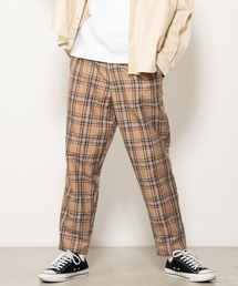 WEGO | WEGO/【セットアップ対応商品】TRチェックペグトップスラックス(スラックス)