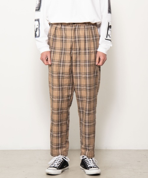 WEGO（ウィゴー）の「WEGO/【セットアップ対応商品】TRチェックペグトップスラックス（スラックス・メンズ・ベージュ系その他3/ブラウン系その他2/ベージュ系その他2・LARGE/MEDIUM/SMALL）」の8枚目の写真