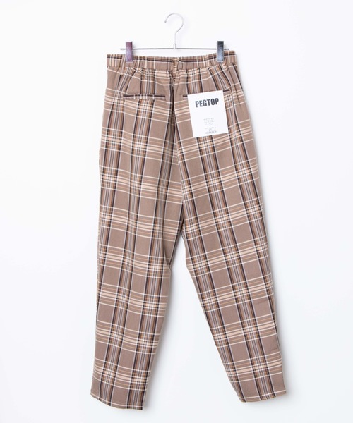 WEGO（ウィゴー）の「WEGO/【セットアップ対応商品】TRチェックペグトップスラックス（スラックス・メンズ・ベージュ系その他3/ブラウン系その他2/ベージュ系その他2・LARGE/MEDIUM/SMALL）」の14枚目の写真