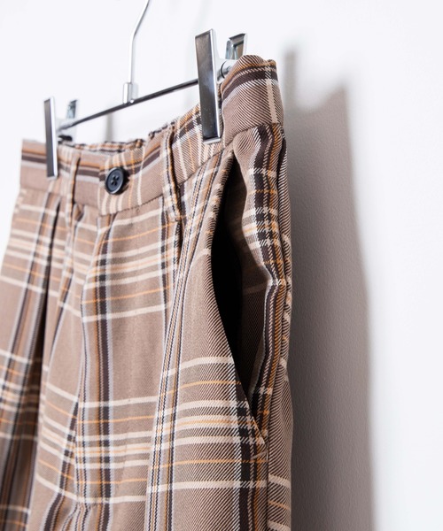 WEGO（ウィゴー）の「WEGO/【セットアップ対応商品】TRチェックペグトップスラックス（スラックス・メンズ・ベージュ系その他3/ブラウン系その他2/ベージュ系その他2・LARGE/MEDIUM/SMALL）」の10枚目の写真