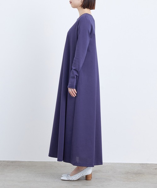 ADAM ET ROPE'（アダムエロペ）の「BACKオープンポンチワンピース（ワンピース・レディース・ブルー系その他/ベージュ系その他・FREE）」の7枚目の写真