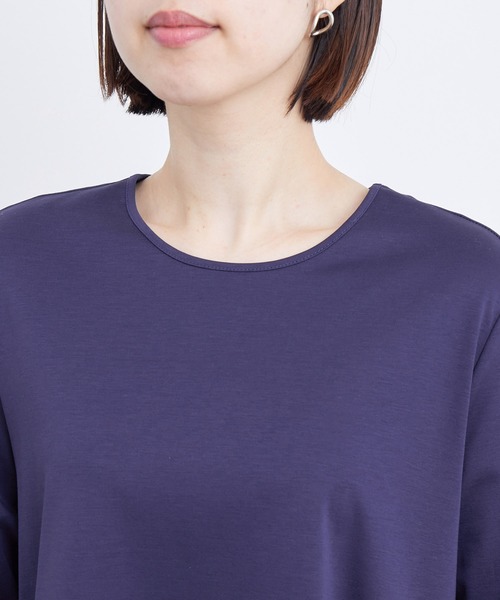 ADAM ET ROPE'（アダムエロペ）の「BACKオープンポンチワンピース（ワンピース・レディース・ブルー系その他/ベージュ系その他・FREE）」の10枚目の写真