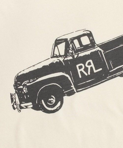 RRL（ダブル アール エル）の「トラックグラフィック Tシャツ（Tシャツ/カットソー・メンズ・ホワイト・XX-LARGE/LARGE/SMALL/X-SMALL/X-LARGE/MEDIUM）」の4枚目の写真