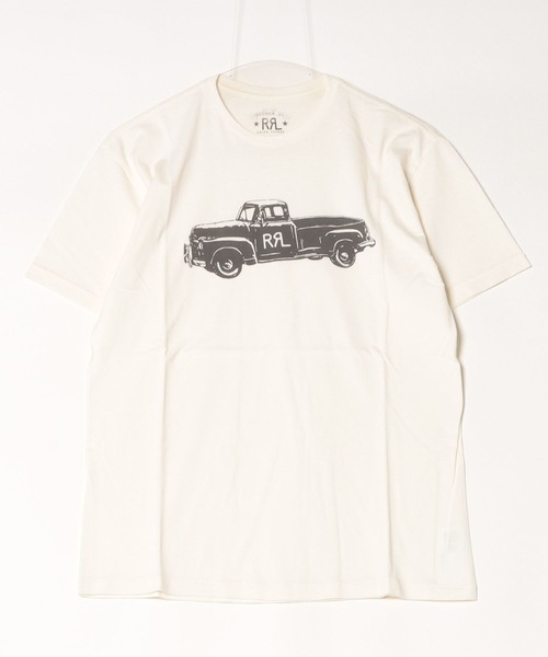 RRL（ダブル アール エル）の「トラックグラフィック Tシャツ（Tシャツ/カットソー・メンズ・ホワイト・XX-LARGE/LARGE/SMALL/X-SMALL/X-LARGE/MEDIUM）」の3枚目の写真