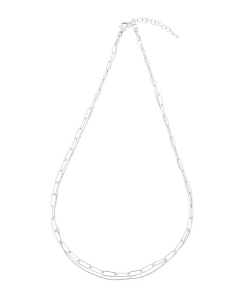 AMERICAN HOLIC（アメリカンホリック）の「コンビチェーン2連ネックレス（ネックレス・レディース・ゴールド/シルバー・FREE）」の3枚目の写真