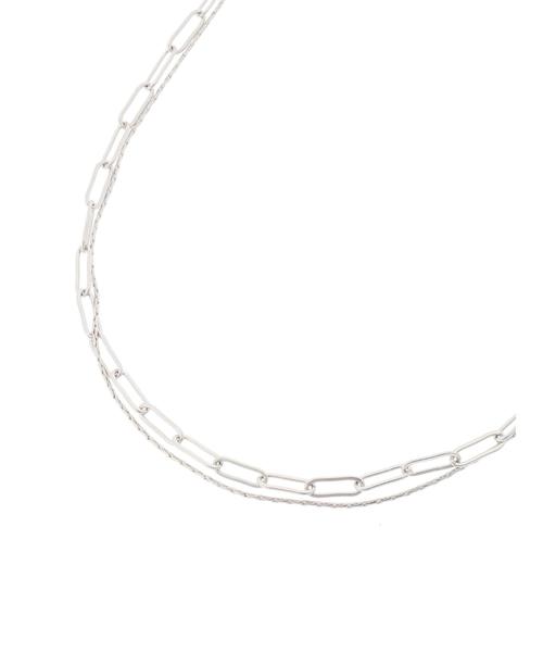 AMERICAN HOLIC（アメリカンホリック）の「コンビチェーン2連ネックレス（ネックレス・レディース・ゴールド/シルバー・FREE）」の8枚目の写真