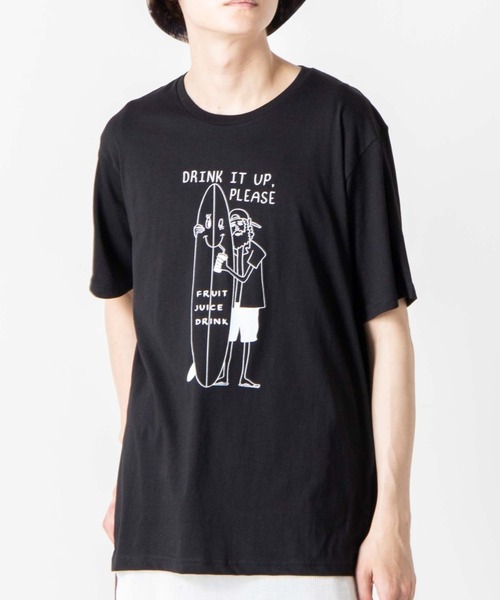 WEGO（ウィゴー）の「WEGO/レトログラフィックTシャツ（Tシャツ/カットソー・メンズ・ホワイト系その他/ブラック系その他/ブラック/ホワイト/その他1/その他2・SMALL/MEDIUM/LARGE/X-LARGE）」の6枚目の写真