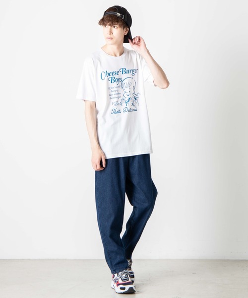 WEGO（ウィゴー）の「WEGO/レトログラフィックTシャツ（Tシャツ/カットソー・メンズ・ホワイト系その他/ブラック系その他/ブラック/ホワイト/その他1/その他2・SMALL/MEDIUM/LARGE/X-LARGE）」の17枚目の写真