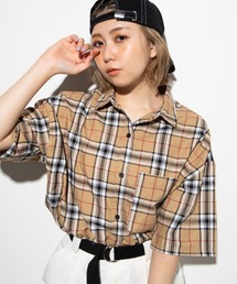 WEGO | WEGO/ハーフスリーブルーズシャツ(シャツ/ブラウス)