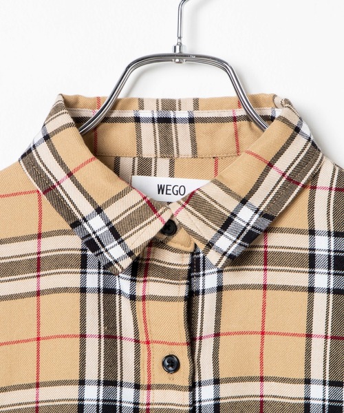 WEGO(ウィゴー)の「WEGO/ハーフスリーブルーズシャツ(シャツ/ブラウス・レディース・ホワイト/ベージュ系その他2/ブルー系その他2・FREE)」の17枚目の写真