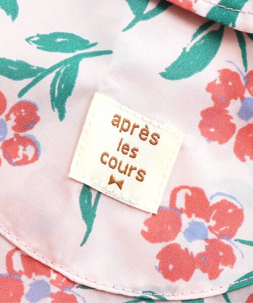apres les cours（アプレレクール）の「■お花柄ランドコート（レインコート/ポンチョ・キッズ・ネイビー/ピンク・100/120/130/110）」の11枚目の写真