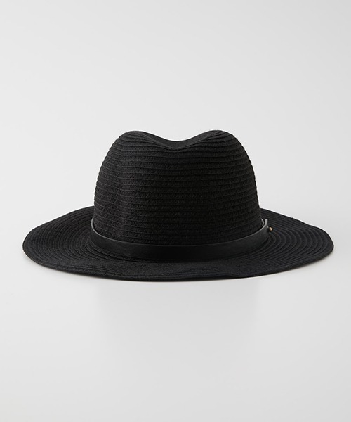 AZUL by moussy（アズールバイマウジー）の「BELT FOLDING PAPER HAT/ベルトフォールディングペーパーハット（ハット・レディース・ブラック/ライトベージュ・FREE）」の10枚目の写真