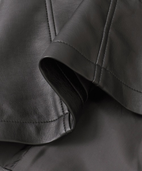 URBAN RESEARCH Sonny Label（アーバンリサーチサニーレーベル）の「シングルライダースジャケット（ライダースジャケット・メンズ・ブラック・マルチサイズ）」の7枚目の写真