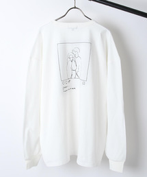 ZIP FIVE | イラストプリントロンT/バックプリントロングスリーブ【ユニセックス】(Tシャツ/カットソー)