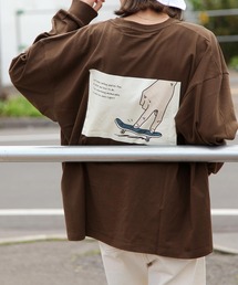 ZIP FIVE | イラストプリントロンT/バックプリントロンT【ユニセックス】(Tシャツ/カットソー)