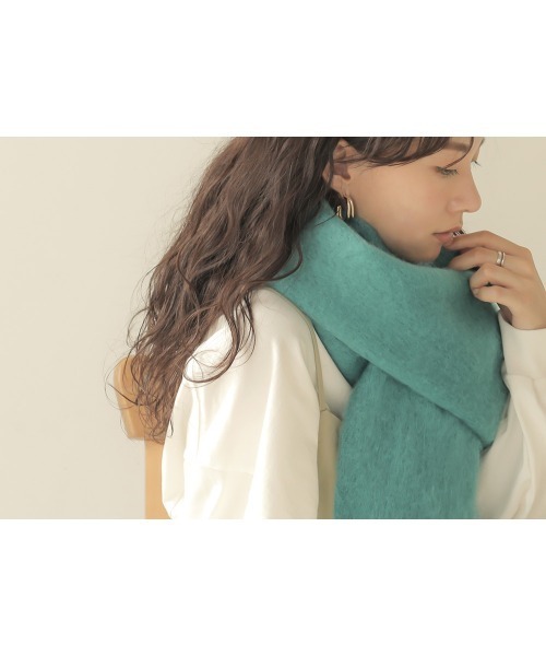 Bab(バブ)の「【WEB限定】カラーボリュームストール(ストール/ショール・レディース・ピンク/ターコイズブルー/ベージュ/オレンジ/グレー/ブラック/ホワイト系その他・FREE)」の17枚目の写真