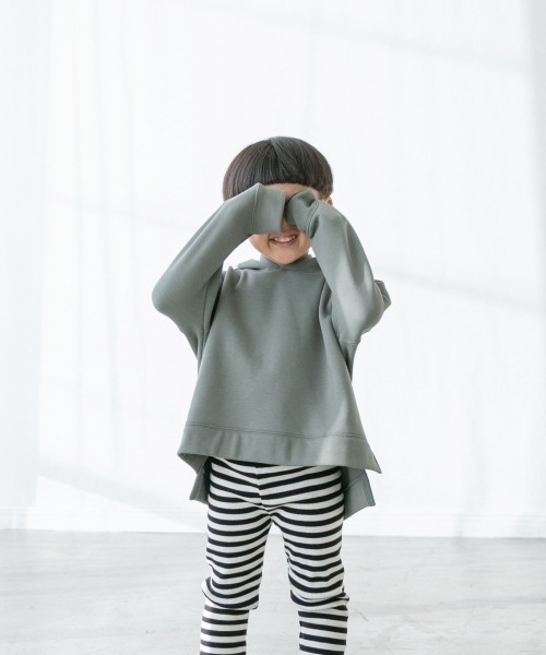 LOWRYS FARM(ローリーズファーム)の「ダンボールキモウパーカー 923043(パーカー・キッズ・アイボリー/ブルー/グリーン/ブラック・MEDIUM/LARGE/X-LARGE)」の1枚目の写真