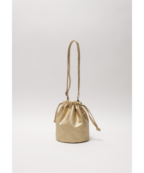 DEVICE（デバイス）の「【WEARISTA じーたー×DEVICE コラボ】Rename ソフトフェイクレザー 巾着 トート ショルダーバッグ（ショルダーバッグ・メンズ・ブラック/ベージュ/グリーン/シルバー/ゴールド・FREE）」の18枚目の写真