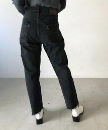 ANGIE | RE リメイクラップテーパードデニム(デニムパンツ)