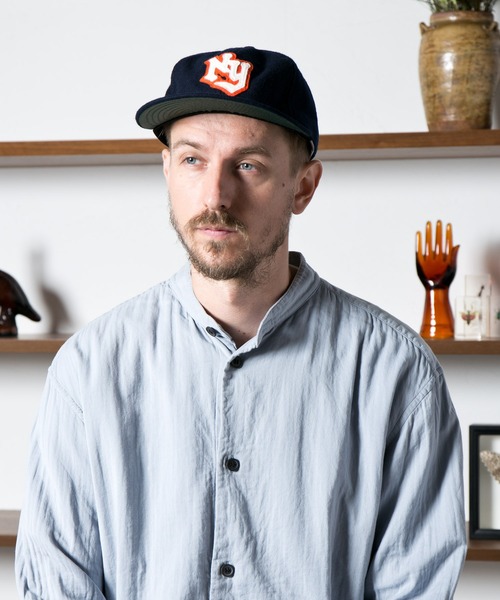 EBBETS FIELD FLANNELS(エベッツフィールドフランネルズ)の「NY Knights 1939 CAP / ニューヨークナイツ 1939 キャップ(キャップ・メンズ・ネイビー・FREE)」の3枚目の写真