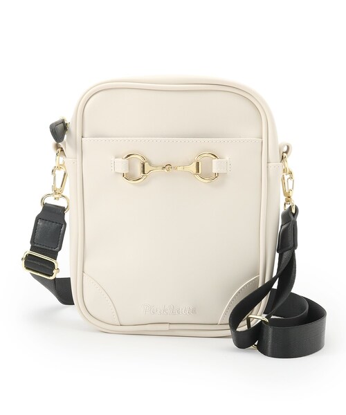 セール ニコラ掲載 ビットショルダーバッグ ショルダーバッグ Pink Latte ピンクラテ のファッション通販 Zozotown