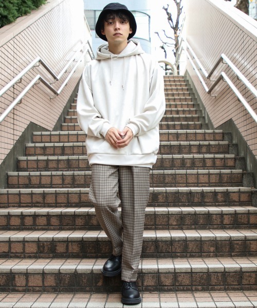 RAGEBLUE（レイジブルー）の「スウェードタッチアートプリントパーカー