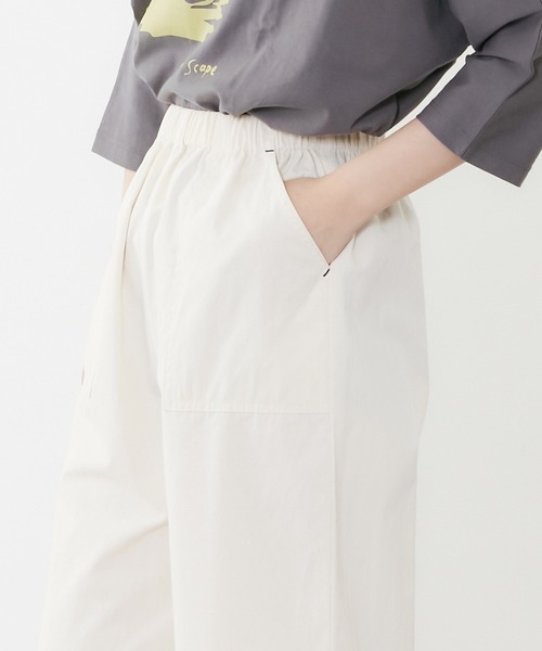 POU DOU DOU（プードゥドゥ）の「山道テープ使いマリンパンツ（その他パンツ・レディース・ブラック/キナリ・3）」の4枚目の写真