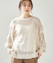 earth music&ecology | SET2点 シアーニット+インナー ＊(ニット/セーター)