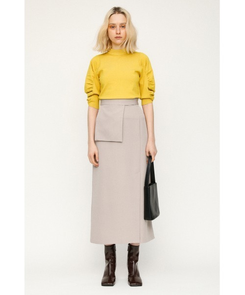 SLY（スライ）の「A-LINE BELT POCKET M SK Aライン ベルト スカート（スカート・レディース・ブラック/ライトグレー/マルチ・2/1/0）」の16枚目の写真