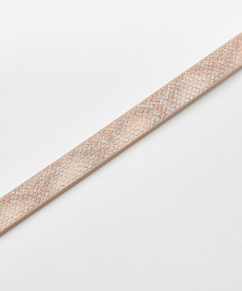 one after another NICE CLAUP（ワンアフターアナザーナイスクラップ）の「リバーシブルベルト（ベルト・レディース・モカ/パイソン/ゴールド・FREE）」の11枚目の写真