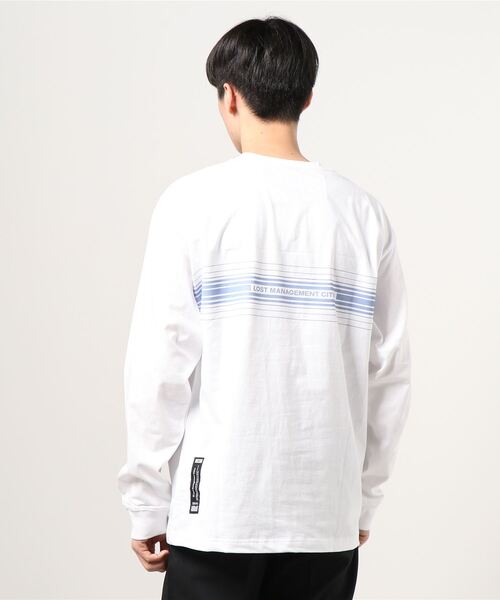 LMCの「MULTIPLE STRIPE LONG SLV TEE（Tシャツ/カットソー・メンズ・グレー/ホワイト・L/M/S）」の5枚目の写真