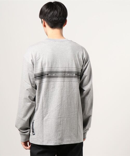 LMCの「MULTIPLE STRIPE LONG SLV TEE（Tシャツ/カットソー・メンズ・グレー/ホワイト・L/M/S）」の11枚目の写真