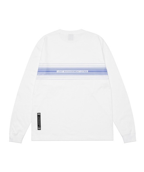LMCの「MULTIPLE STRIPE LONG SLV TEE（Tシャツ/カットソー・メンズ・グレー/ホワイト・L/M/S）」の12枚目の写真