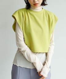 Birthday room | バックスリット2WAYデザインショート丈カットベスト(ベスト)